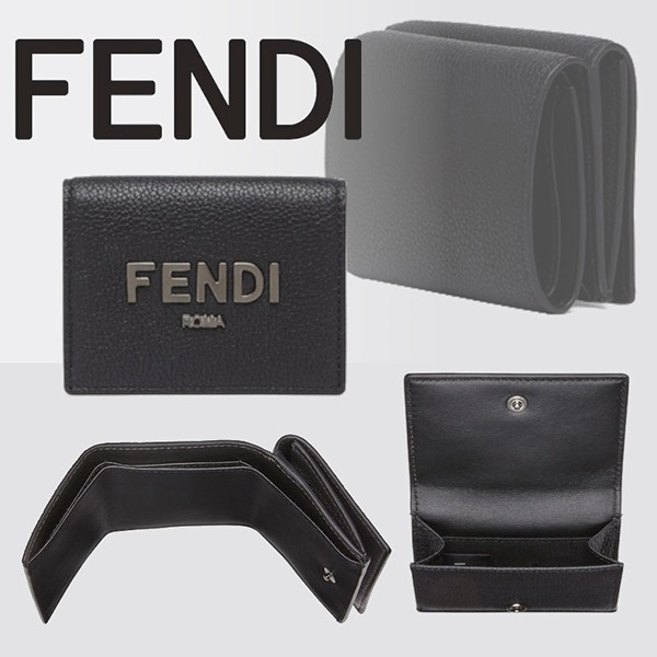 新作限定フェンディ シグネチャー 三つ折り財布 コピー コンパクト ギフト 7M0280ALA8F1Z35
